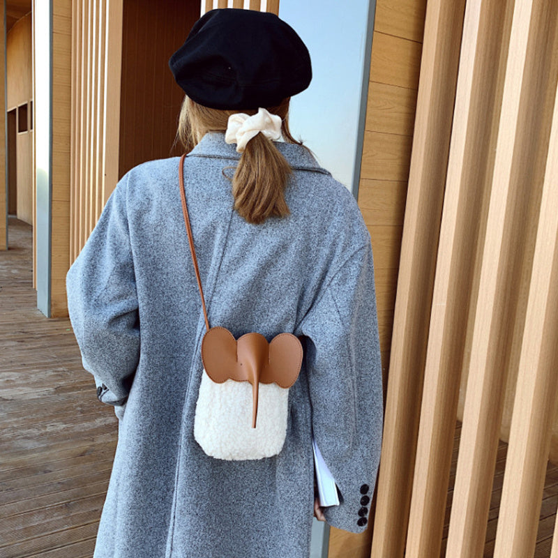 Cute Elephant Trunk Crossbody Shoulder Bags