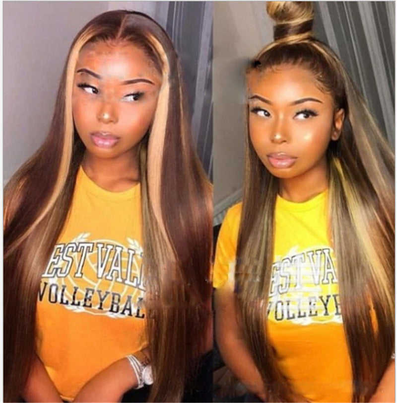 Mid-length Straight Hair Wigs