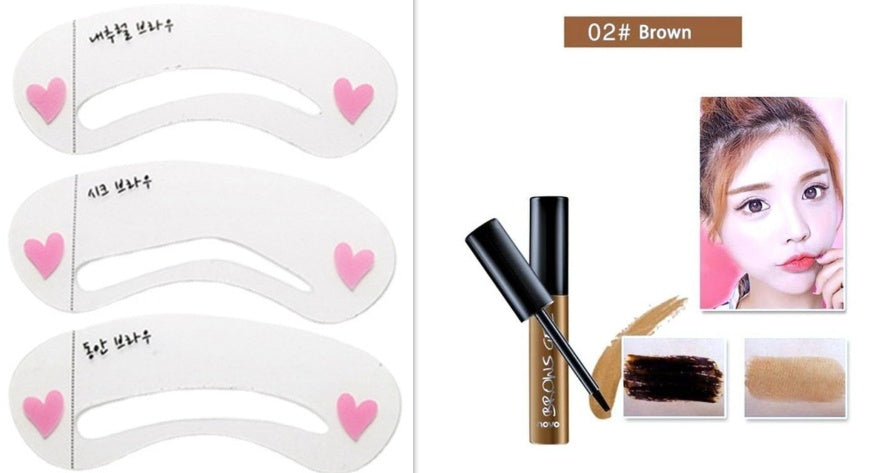 Peel Off Brown Black Eye Brow Tattoo Tint