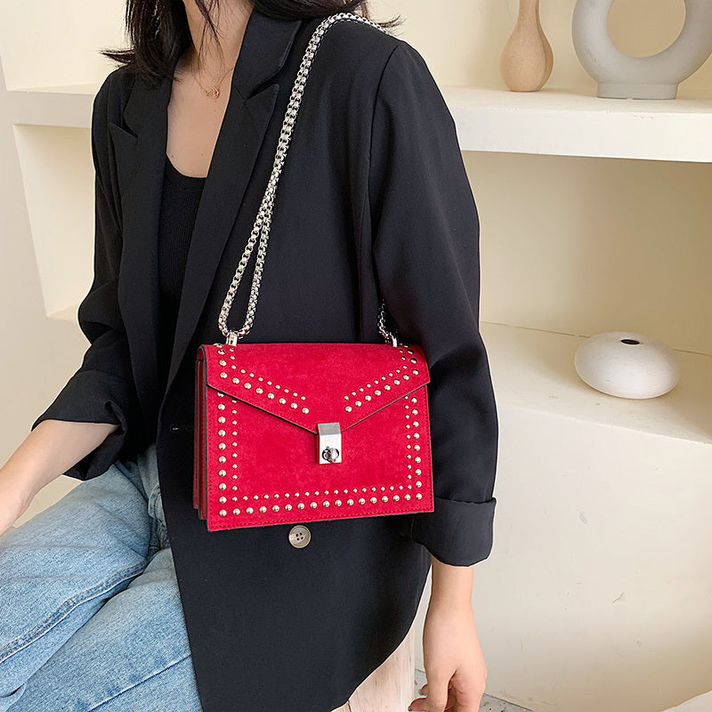 Leather Scrub Small Shoulder Messenger Bags