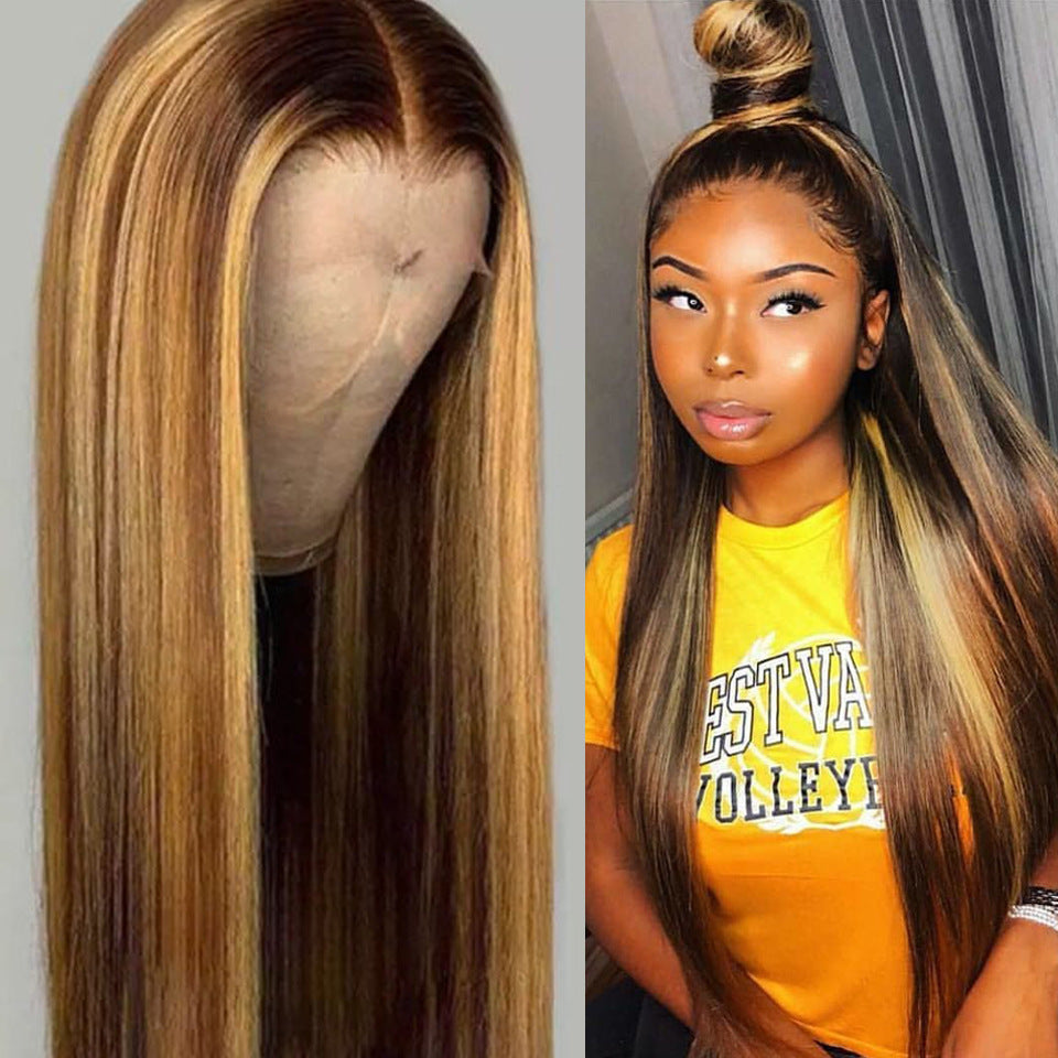 Mid-length Straight Hair Wigs