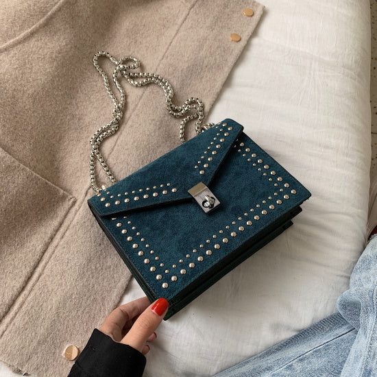 Leather Scrub Small Shoulder Messenger Bags