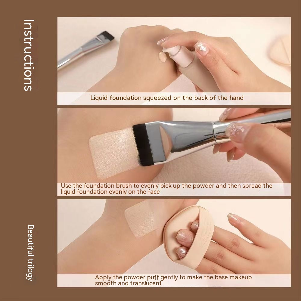 One-line Powder Foundation Brush