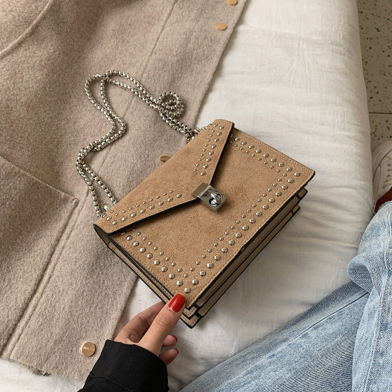 Leather Scrub Small Shoulder Messenger Bags