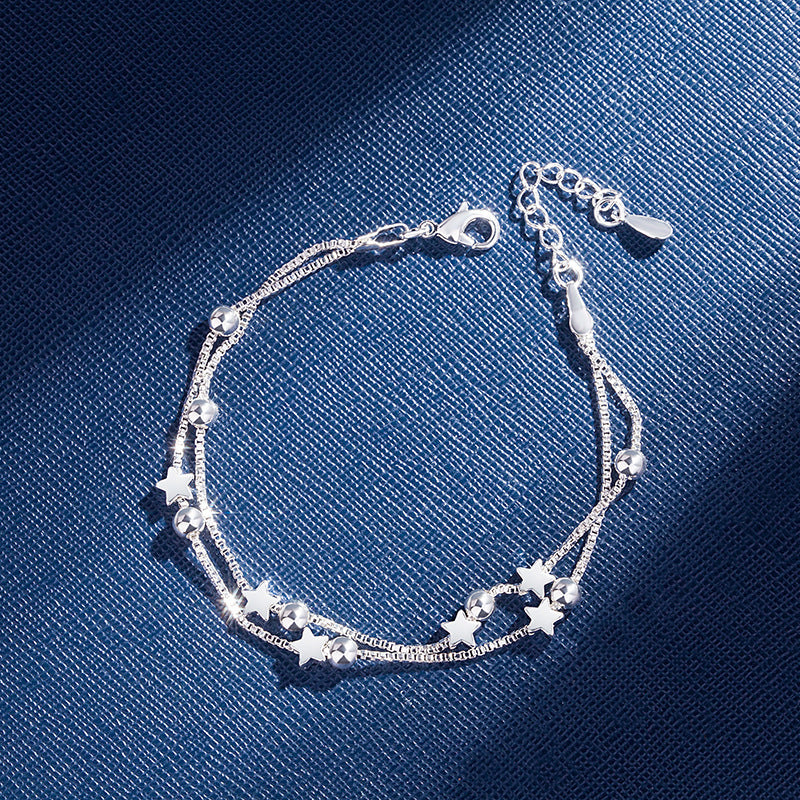 Silver Pentagram Bracelet