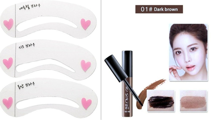 Peel Off Brown Black Eye Brow Tattoo Tint