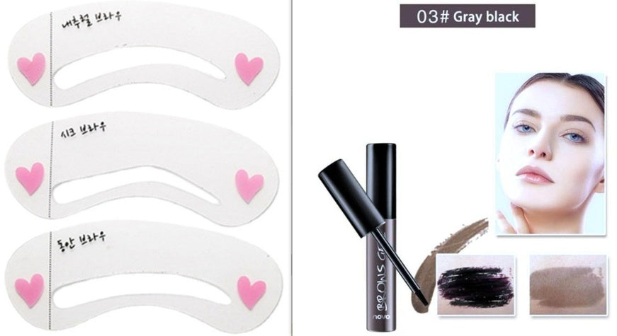 Peel Off Brown Black Eye Brow Tattoo Tint