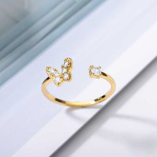 Charm Butterfly Ring