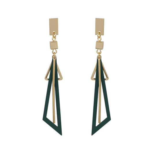 Series Metal Leaf Earrings