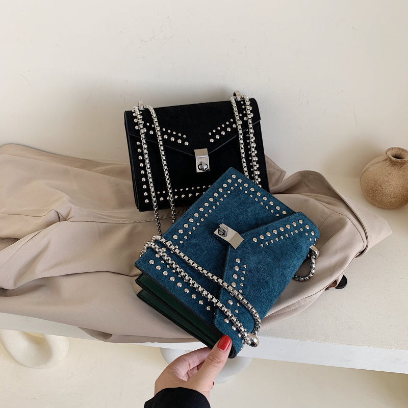 Leather Scrub Small Shoulder Messenger Bags