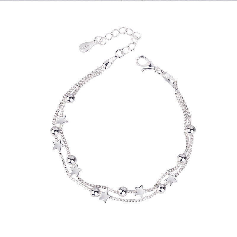 Silver Pentagram Bracelet