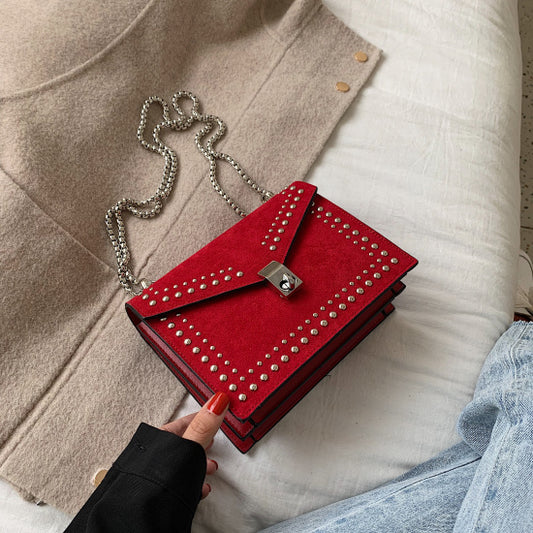 Leather Scrub Small Shoulder Messenger Bags