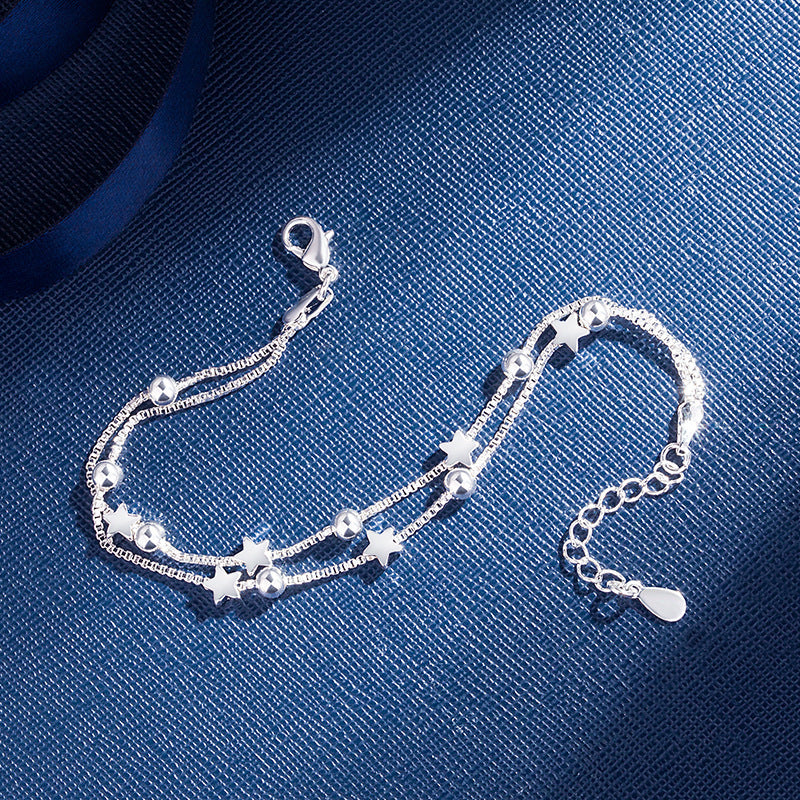 Silver Pentagram Bracelet