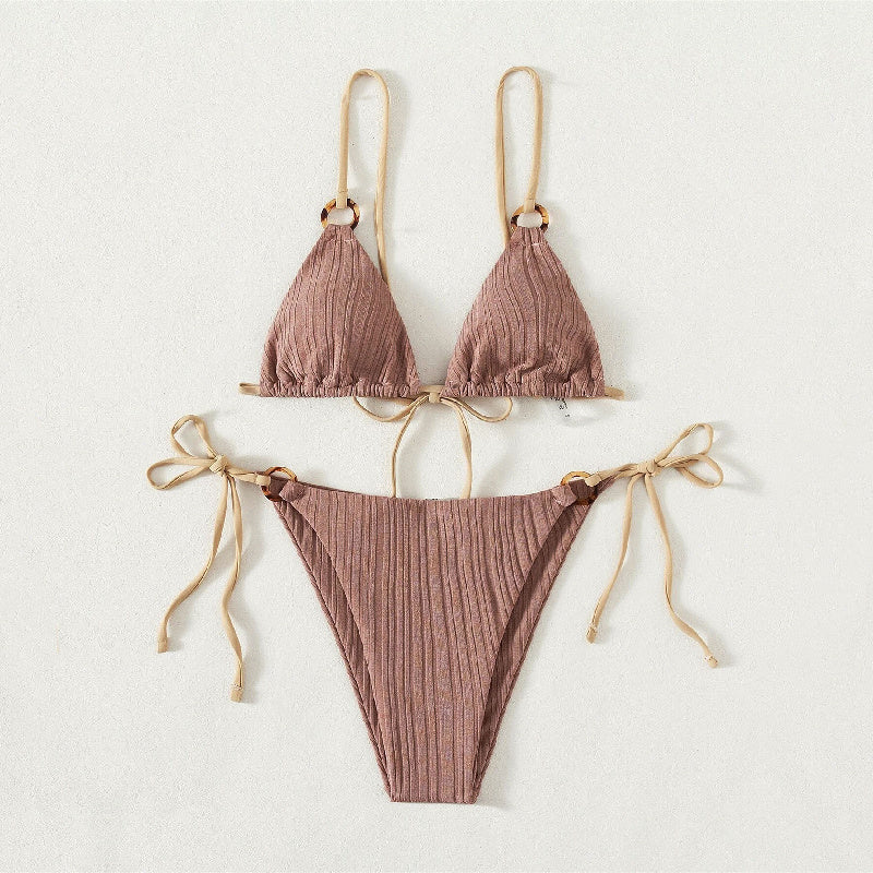 Color Strap Bikini