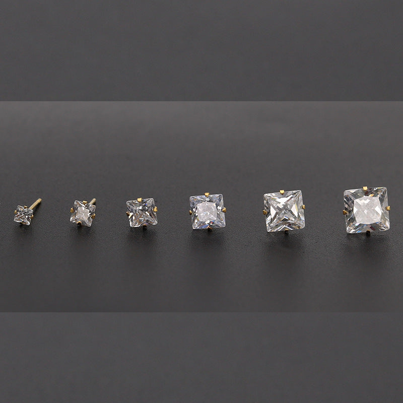 Claw Square Ear Studs