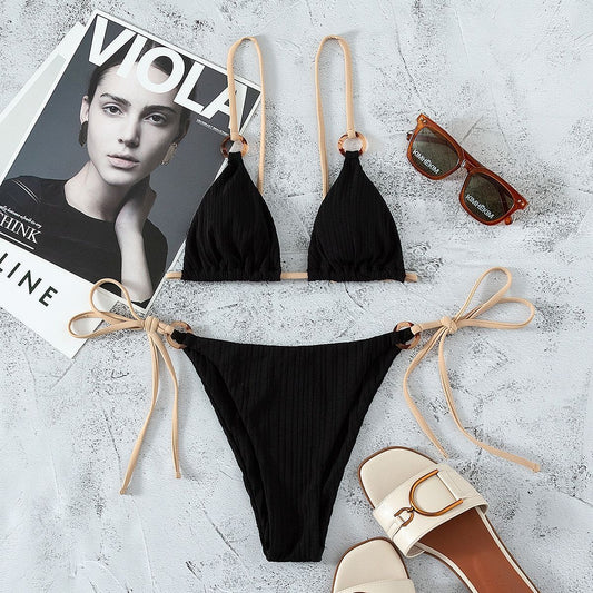 Color Strap Bikini