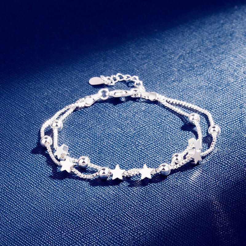 Silver Pentagram Bracelet