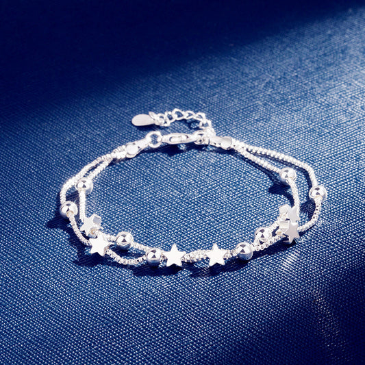 Silver Pentagram Bracelet