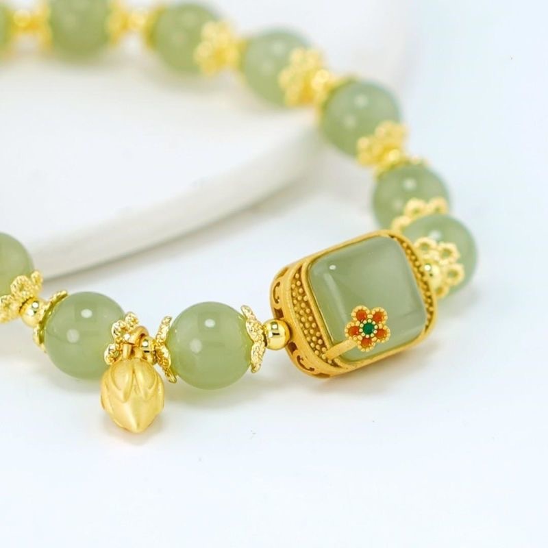 Cube Sugar Lotus Seedpod Bracelet