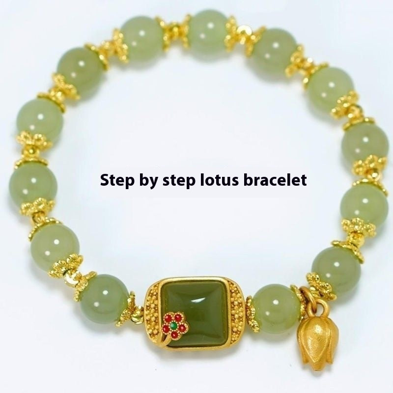 Cube Sugar Lotus Seedpod Bracelet