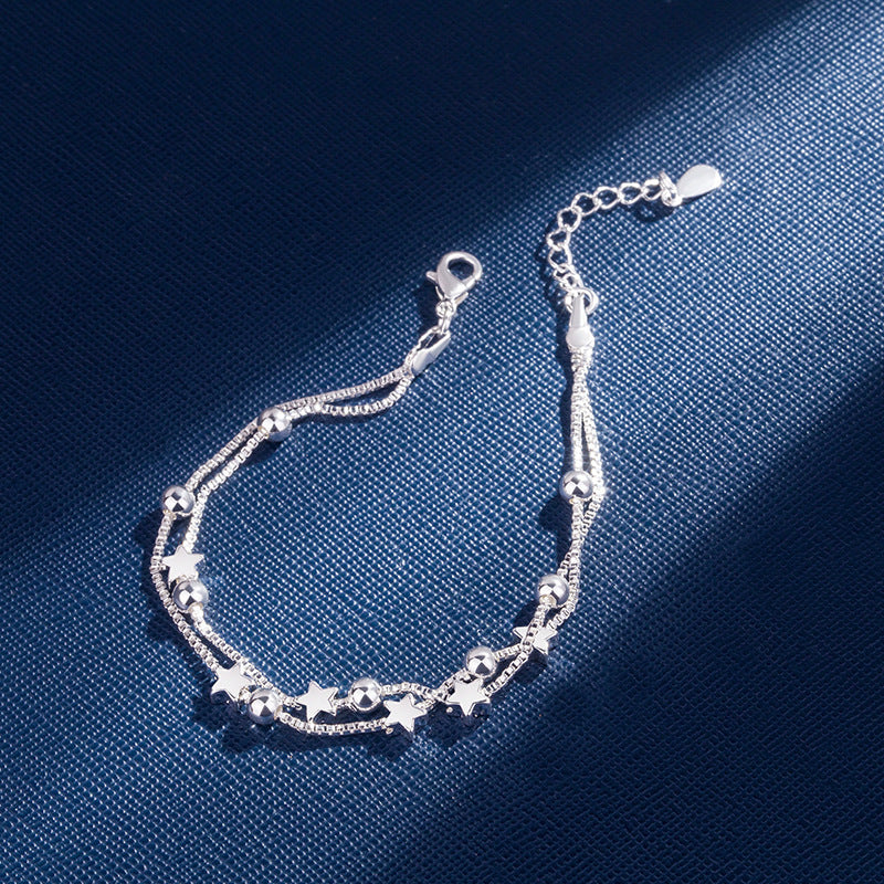 Silver Pentagram Bracelet
