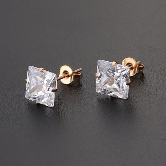Claw Square Ear Studs