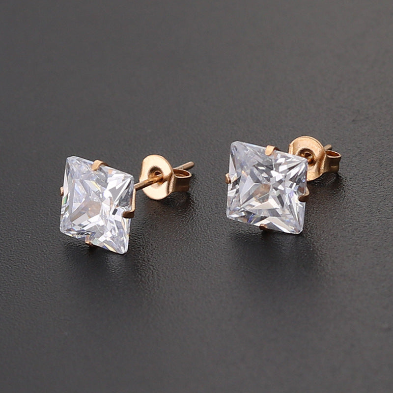 Claw Square Ear Studs