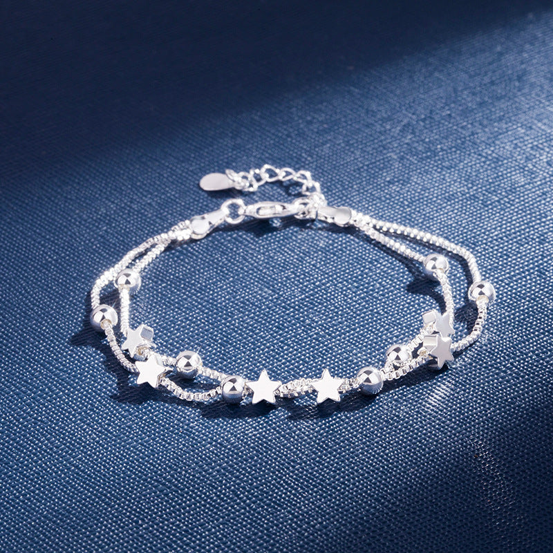 Silver Pentagram Bracelet