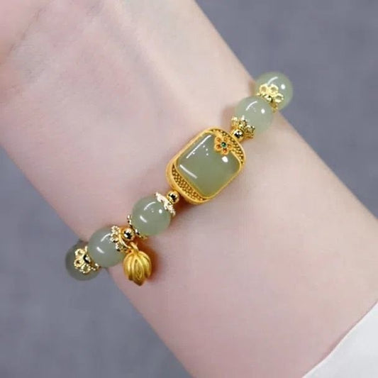Cube Sugar Lotus Seedpod Bracelet