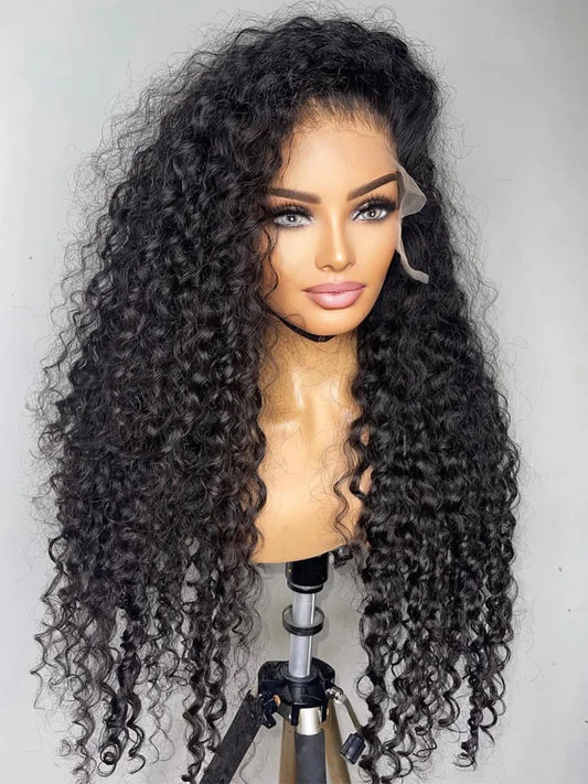 Deep Wave Frontal Wig Human Hair