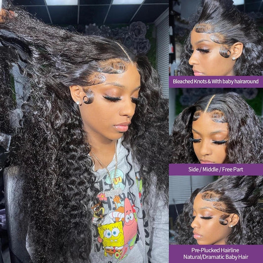 Deep Wave 250 Density Curly Human Hair
