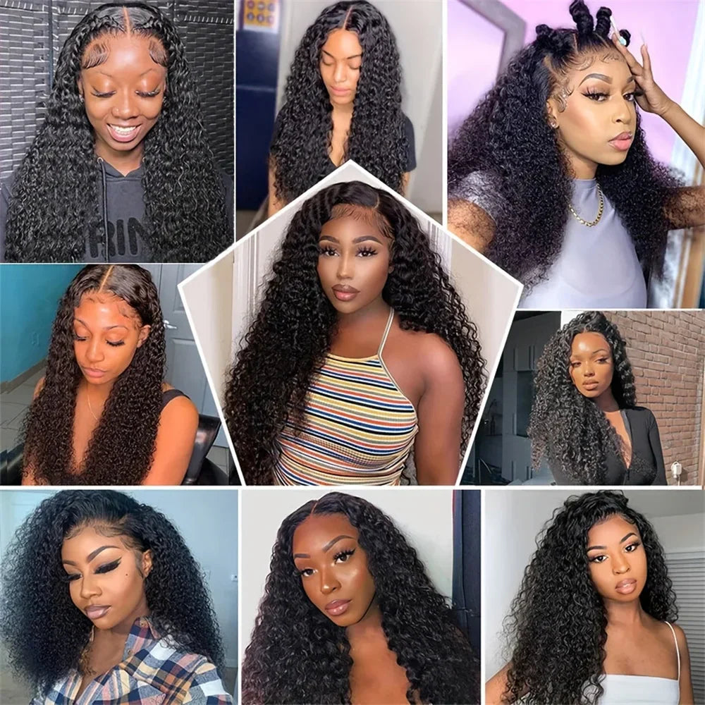 Human Hair Curly Wig