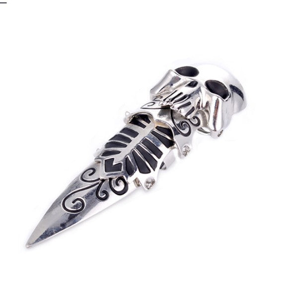 Punk Zircon Skull Rings