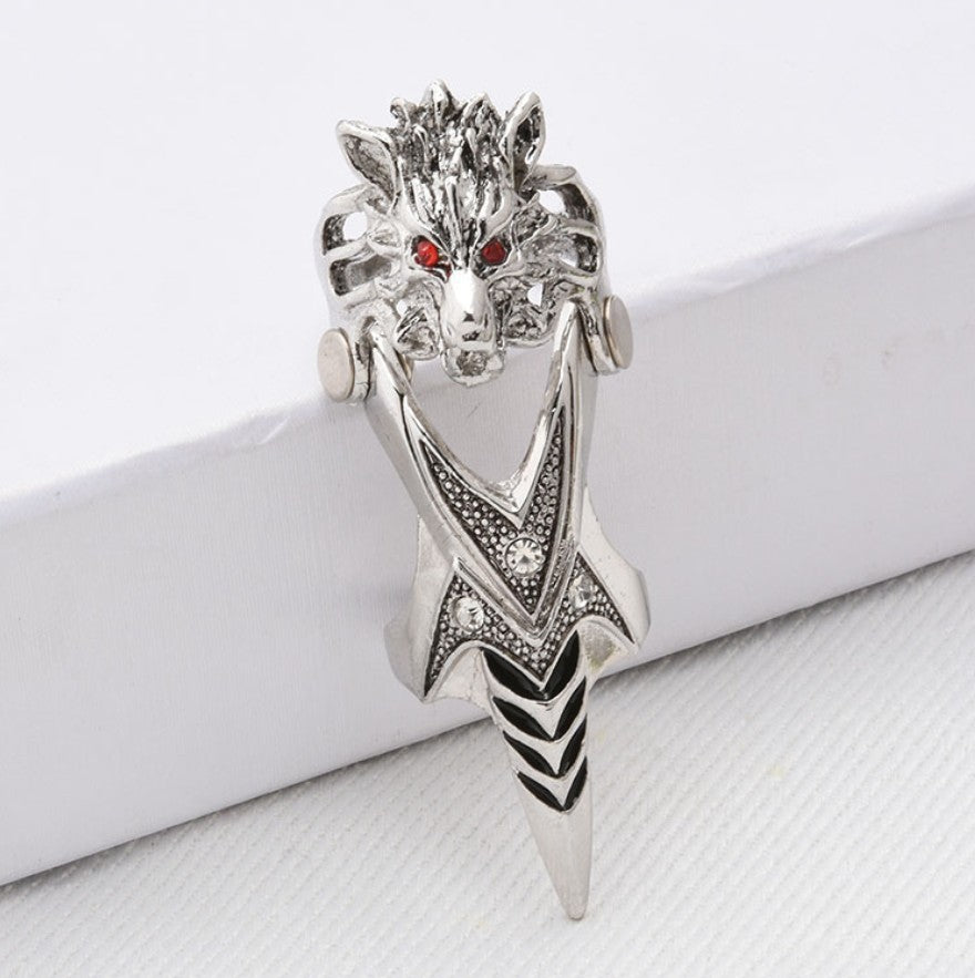 Punk Zircon Skull Rings