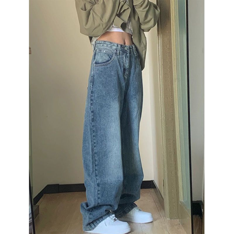 Plus Size High Waist Wide Leg Jeans