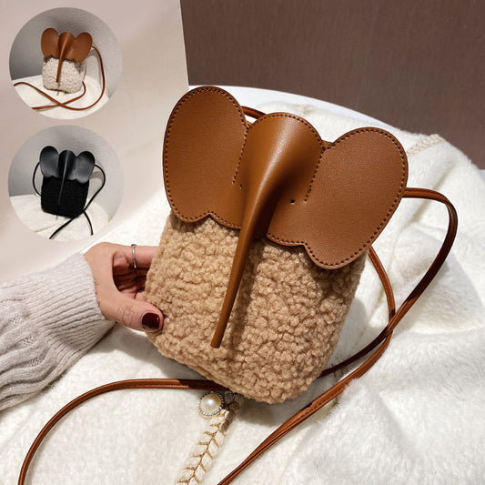 Cute Elephant Trunk Crossbody Shoulder Bags