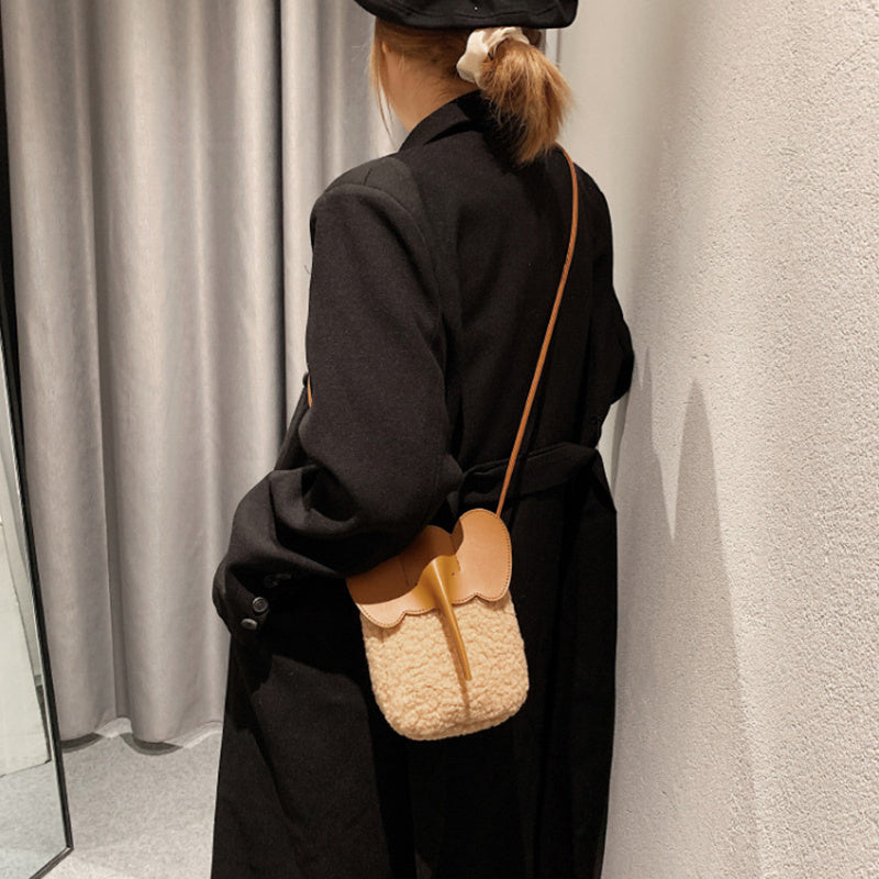 Cute Elephant Trunk Crossbody Shoulder Bags