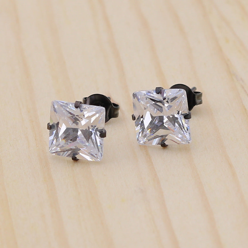 Claw Square Ear Studs