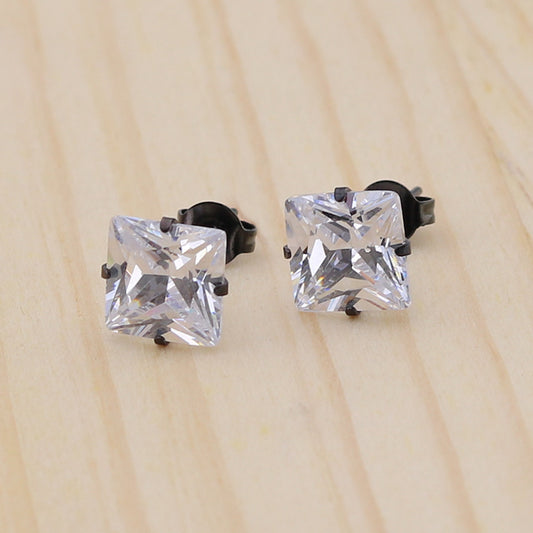 Claw Square Ear Studs